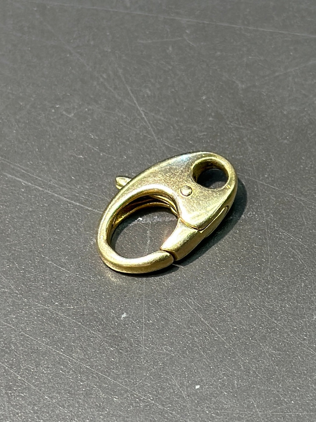 14K Gold Carabiner Clasp