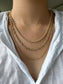 14K Gold 4.3 mm Solid Rounded Mariner Chain Necklace