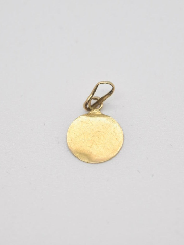 Vintage 19K Gold Lembrança de Avo Charm