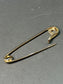 Vintage 14K Gold Safety Pin