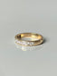 14K Gold Seven Diamond Ring SZ 5.5