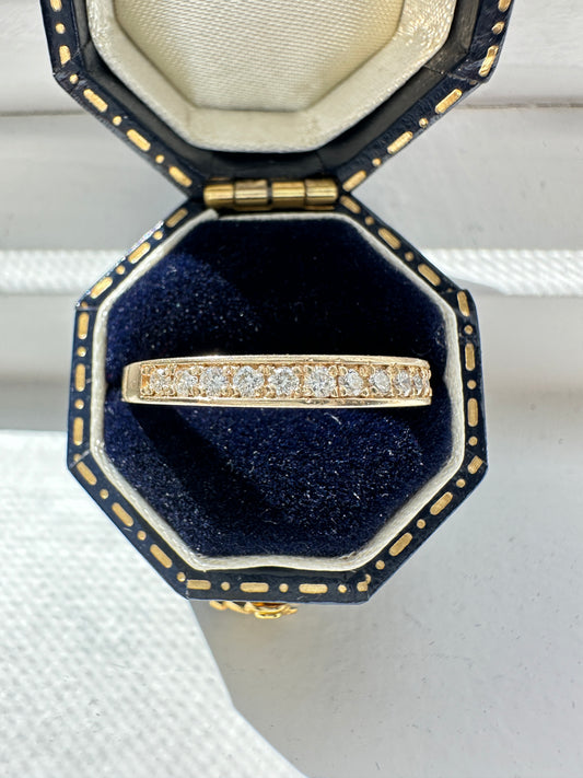 14K 黄金 0.30 CTW 半永恒钻石戒指