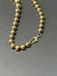 Vintage 14K Gold Graduated Bead Necklace 17.0 inch