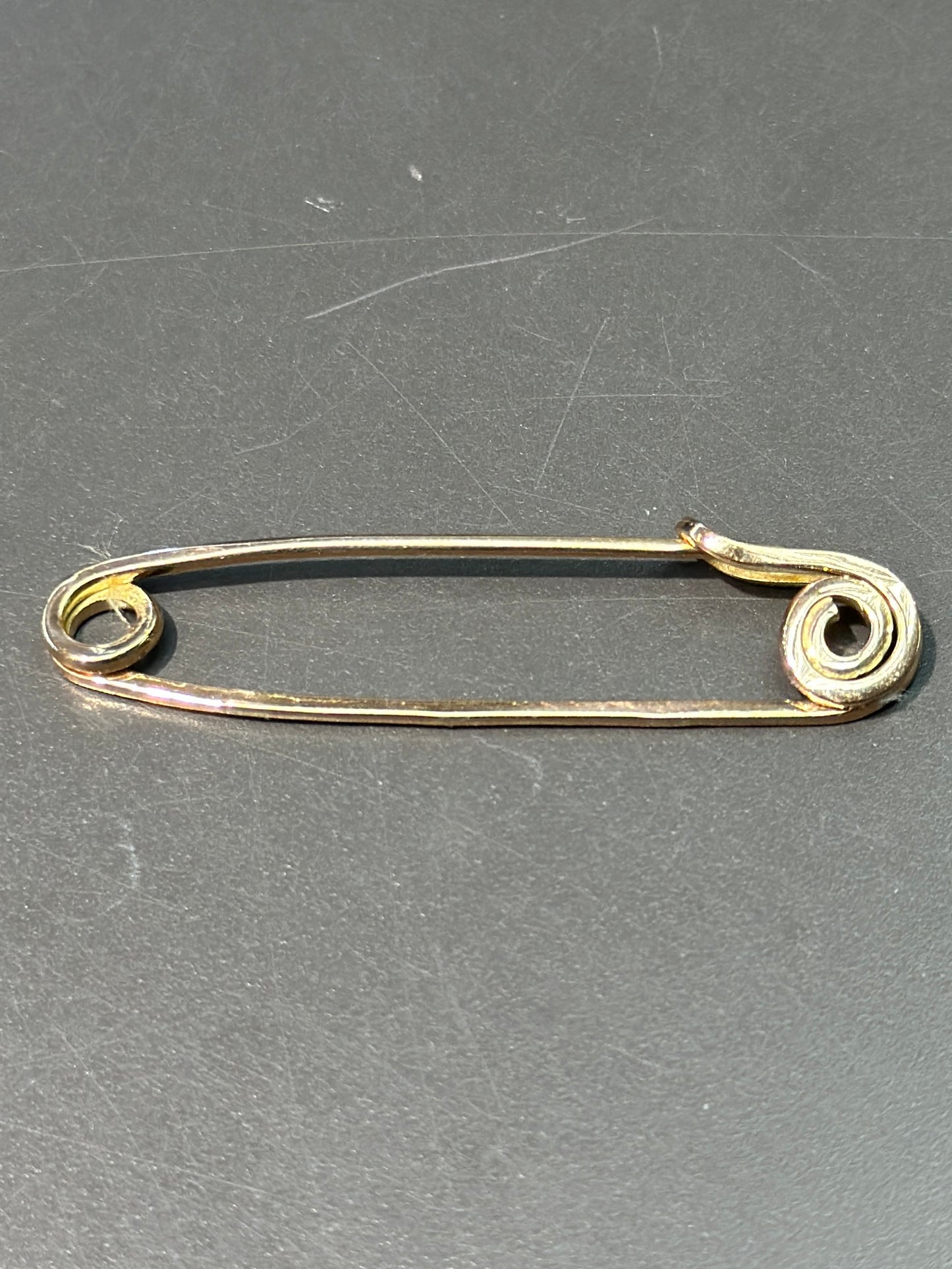 Vintage 14K Gold Safety Pin