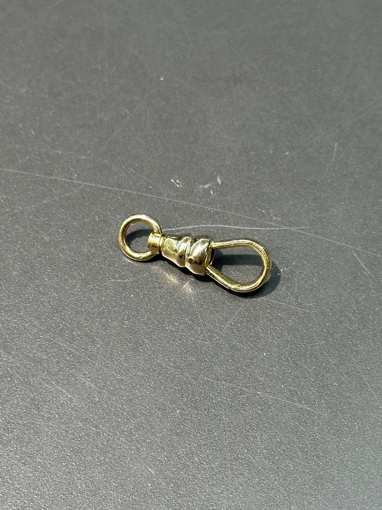 Vintage 14K Yellow Gold Dog Clip