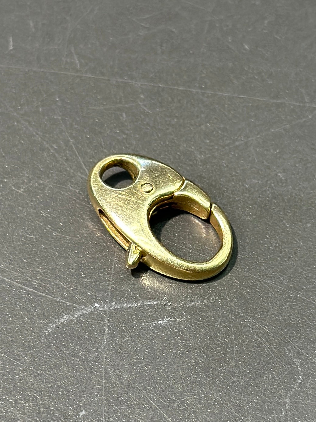 14K Gold Carabiner Clasp