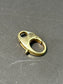 14K Gold Carabiner Clasp