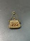 Vintage 14K Yellow Gold Articulated Purse Bag Charm Pendant