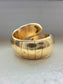 Vintage Chaumet 18K Gold Bypass Ring SZ 6.5