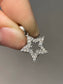 14K White Gold 0.30 CTW Diamond Star Charm