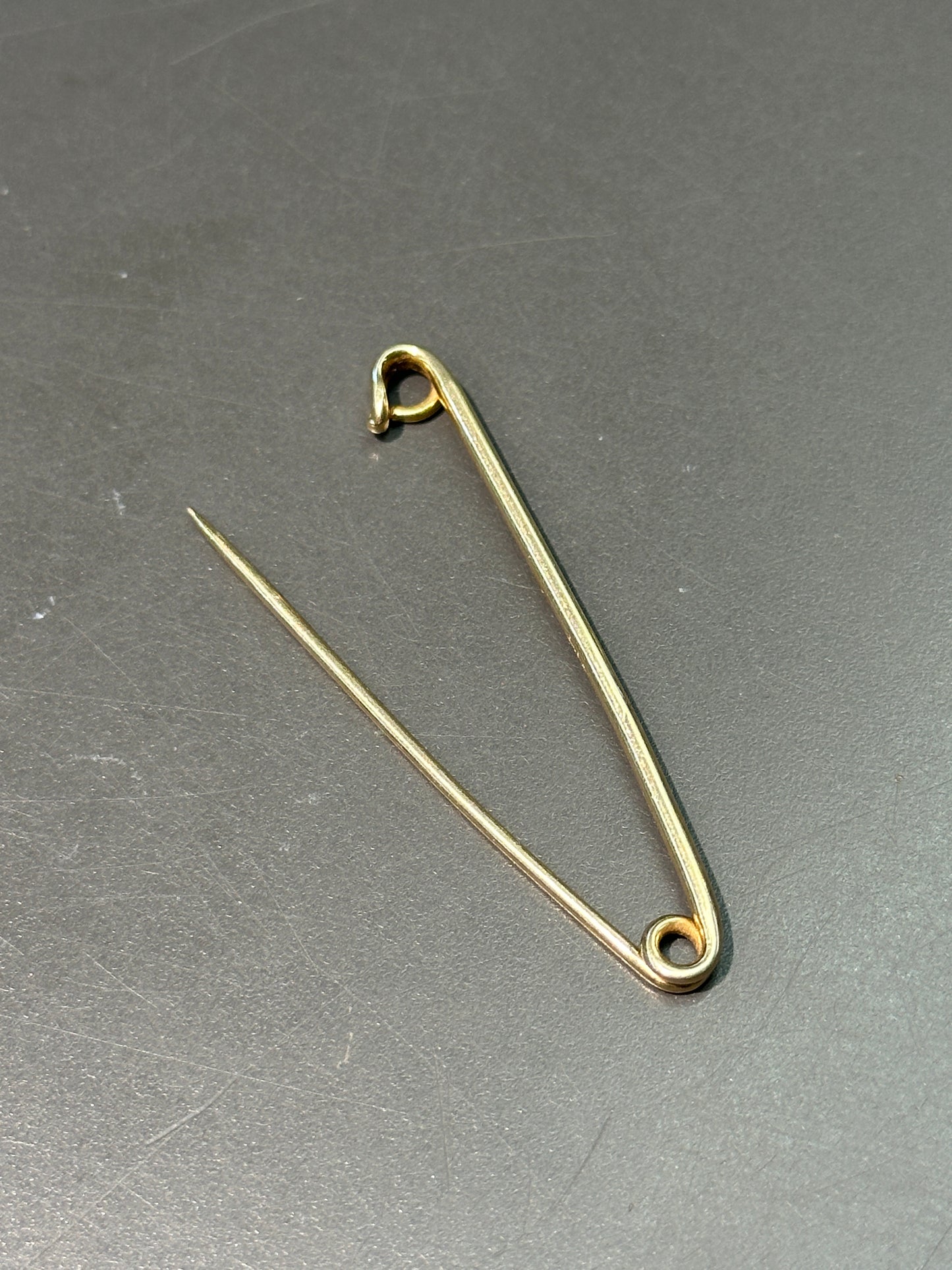 14K Gold Safety Pin