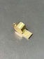 Vintage 14K Gold Whistle Pendant