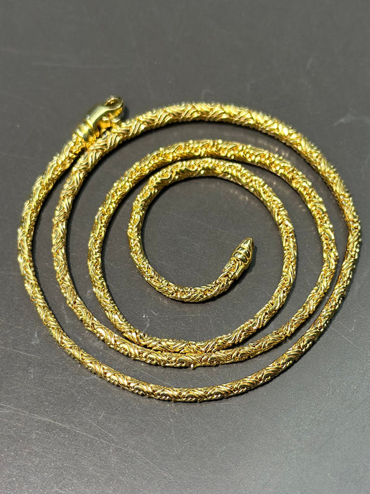 14K Gold Byzantine Chain Necklace