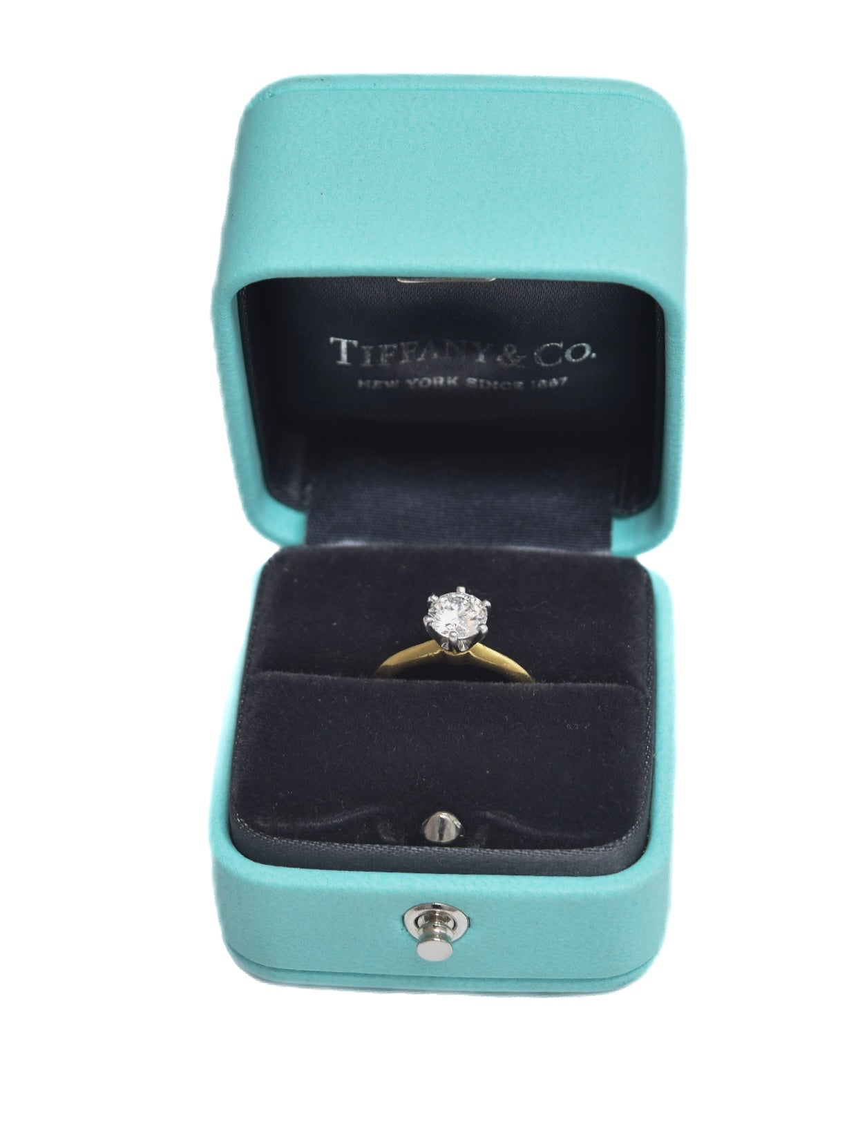 Tiffany & Co. 18K Gold 0.80 CTW Diamond Solitaire Ring