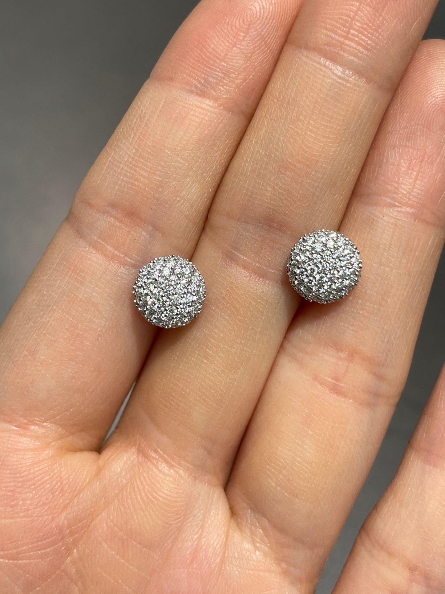 14K Gold Day and Night Diamond Mesh Chandelier Drop Earring