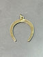 Vintage 14K Gold Large Horse Shoe Pendant