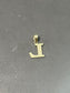 Vintage 10K Yellow Gold Letter Charm