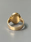 Bague Mason Onyx Vintage En Or 14K SZ 11