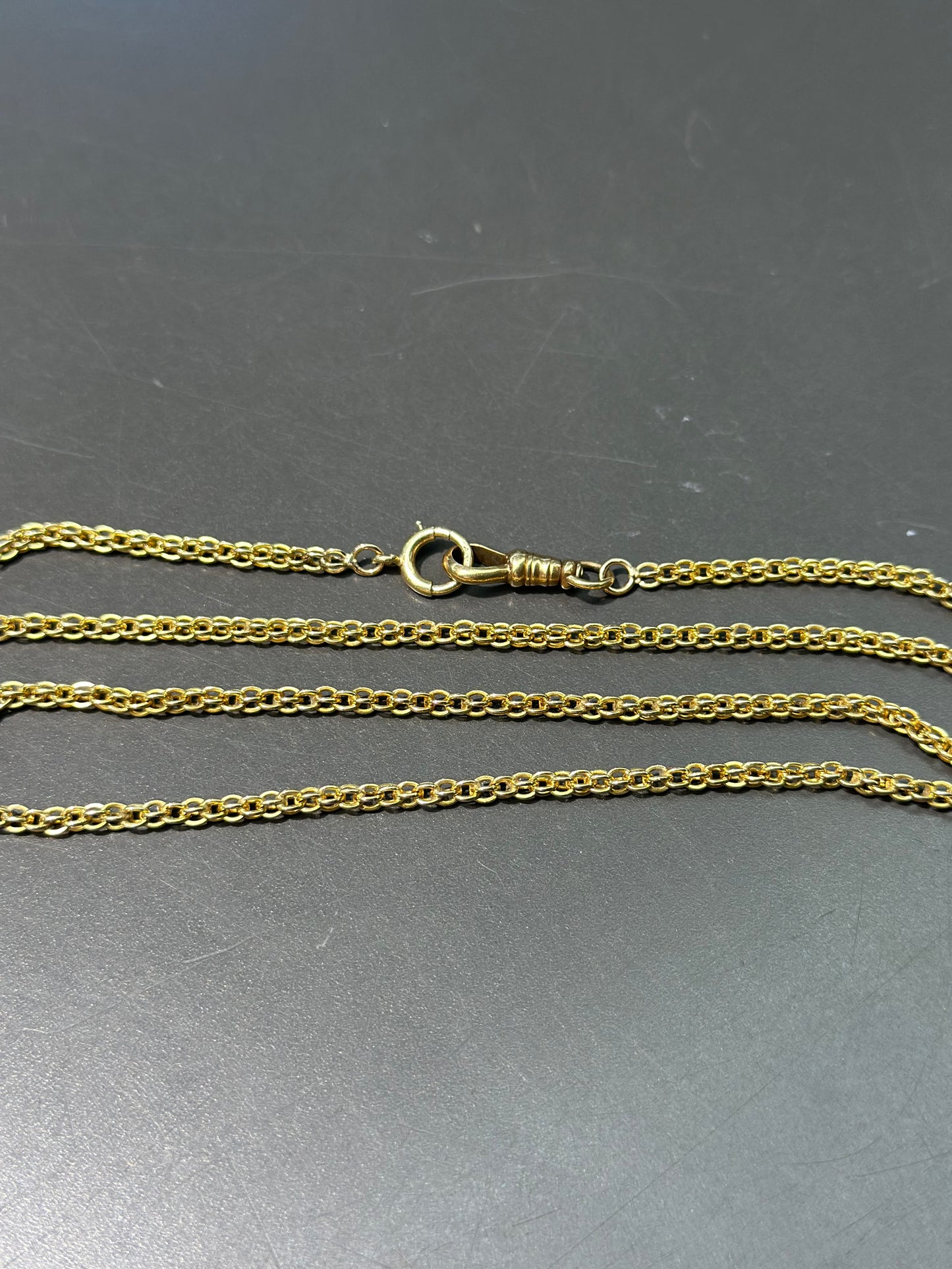 Vintage 15K Gold Watch Chain 24.0”