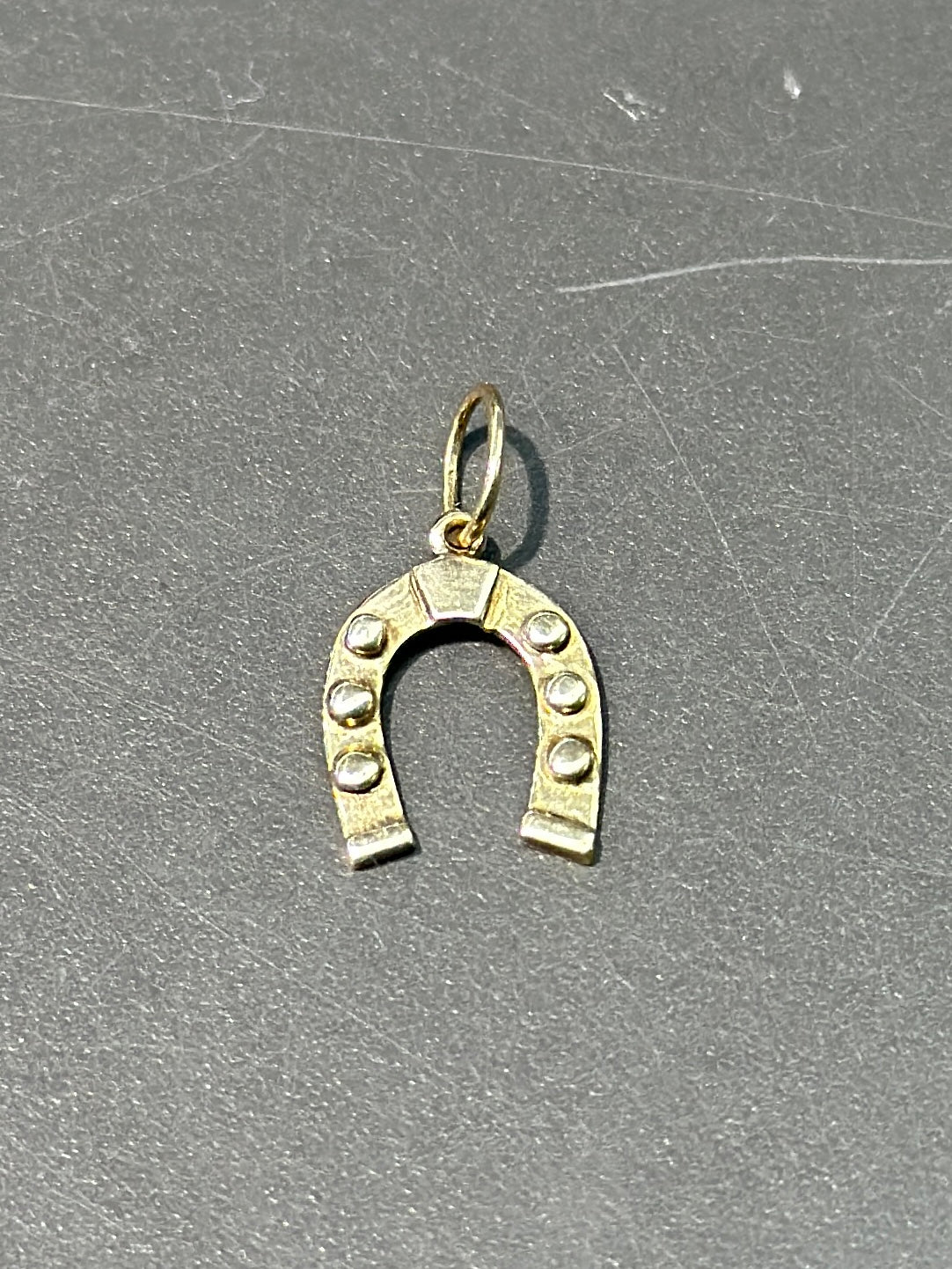 Vintage 14K Gold Horse Shoe Charm