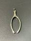 Vintage 14K Yellow Large Gold Wishbone Charm