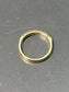 14K Gold Seven Diamond Band Ring SZ 8