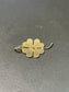 Vintage 18K Yellow Gold Four Leaf Clover Charm