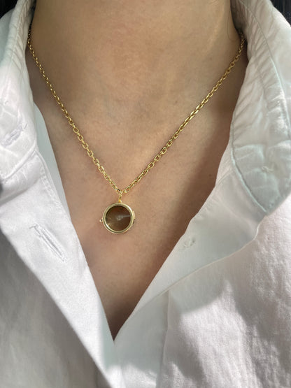 Vintage 14K Gold Drum Charm