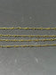 14K Gold Fancy Twisted Link Chain Necklace 20.0 inch