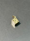 Vintage 14K Gold Hollow Dice Charm