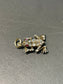 Antique 14K Gold 0.52 CTW Rose Cut Diamond Frog Charm