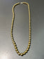 Vintage 14K Yellow Gold Graduated Bead Necklace