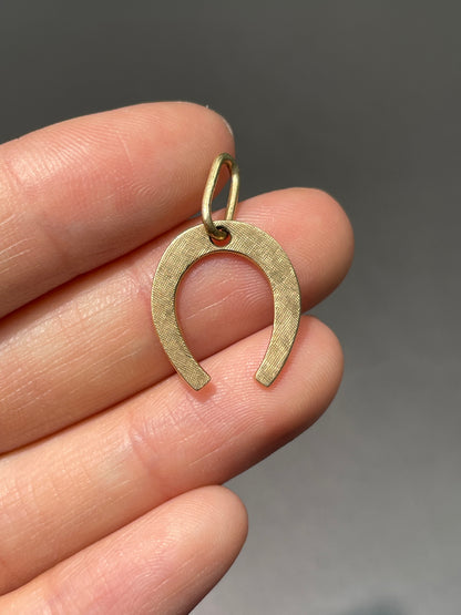 Vintage 14K Gold Horse Shoe Charm