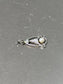 Art Deco Platinum Diamond Motif Charm