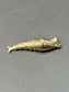 Vintage 14K Gold Large Articulated Fish Pendant