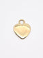 Vintage 14K Gold Starburst Diamond Heart Pendant