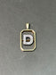 Vintage 14K Gold Diamond “D” Letter Charm