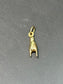 Vintage 18K Gold Rock and Roll Charm