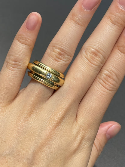 Piaget French 18K Gold Possession Diamond Ring
