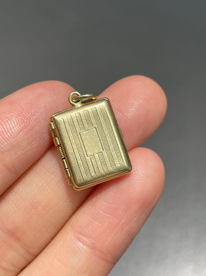 Vintage 14K Gold Mini Locket Charm