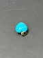 Breloque cœur turquoise en or 14 carats