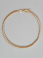 14K Gold 4.0 mm Beaded Bracelet 7.5 inch