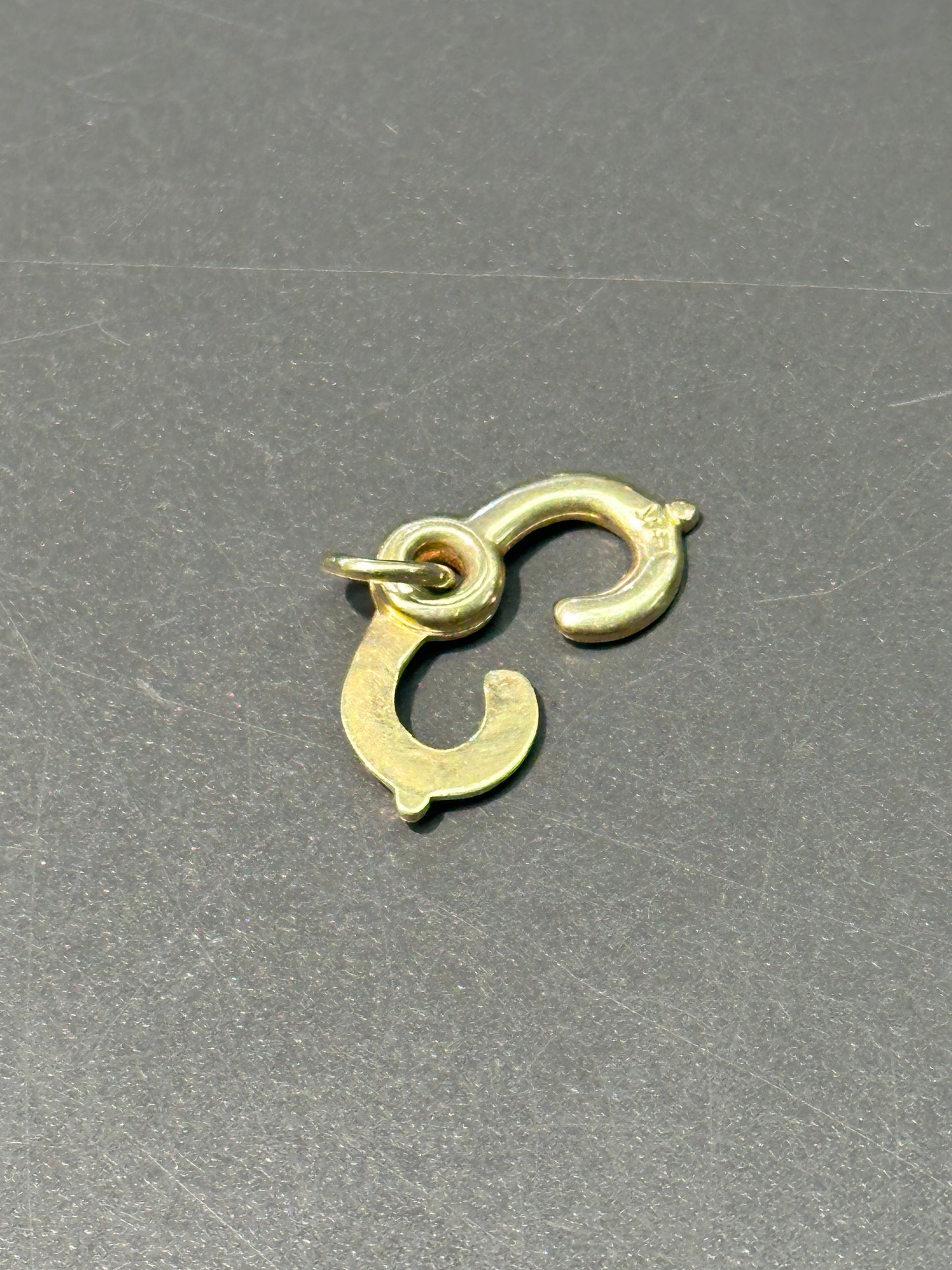 复古 14K 黄金旋转扣
