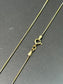 Vintage 18K Gold Two Tone Snake Chain Necklace