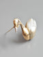 Vintage 14K Gold Pearl Diamond Swan Brooch