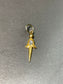 Antique 18K Yellow Gold 0.05 CTW Diamond Motif Charm