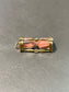 Vintage 14K Yellow Gold Working Red Sand Hourglass Charm Pendant