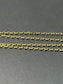 14K Gold Petite Biker Chain Necklace 18.0 inch