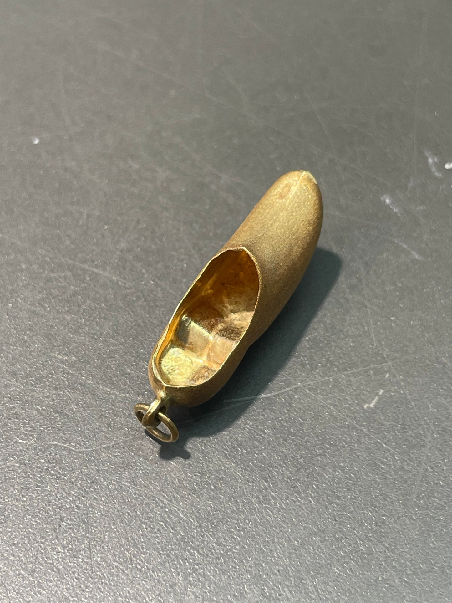 Vintage 14K Yellow Gold Dutch Clog Charm Pendant