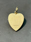 Storrow 14K Yellow Gold Eloise Gemstone Inlay Striped Heart Pendant Charm